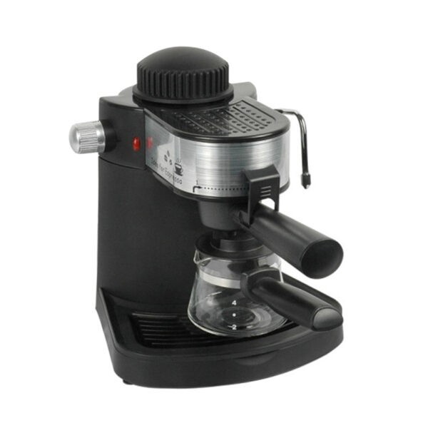 Espressor cafea cu 2 functii Hausberg HB-3715, Putere 650W, Presiune 3.5 Bar, 4 cesti