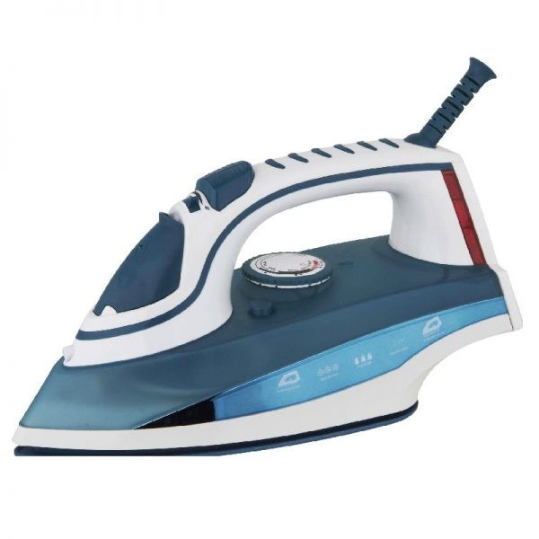 Fier de calcat cu talpa ceramica Hausberg HB-7801, Putere 2200W, Albastru