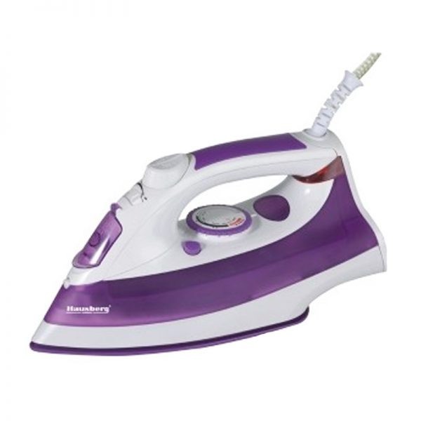 Fier de calcat cu talpa ceramica Hausberg HB-7807, Putere 2200W, Capacitate 0.36L