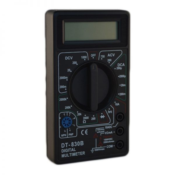 Multimetru digital DT-830B, Negru