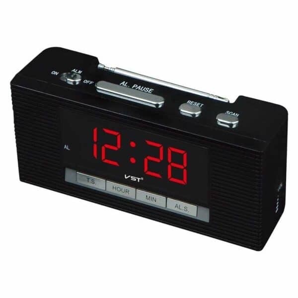 Ceas digital VST-740, LED, alarma, Radio FM