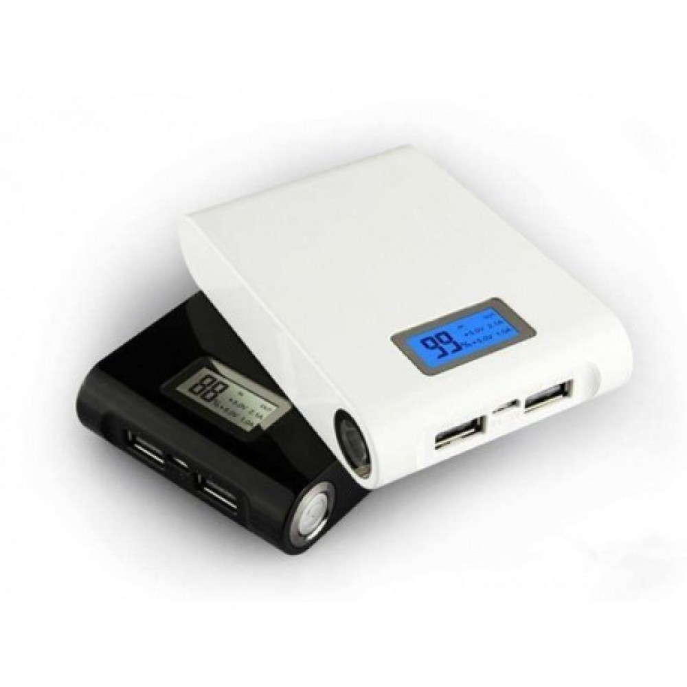 Baterie externa cu display 12000mah Power Bank, LED