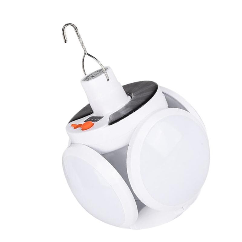 Lampa solara, pliabila, prindere carlig cu 5 moduri de iluminare