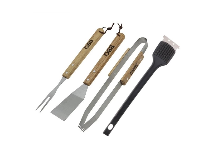 Set 4 ustensile gratar