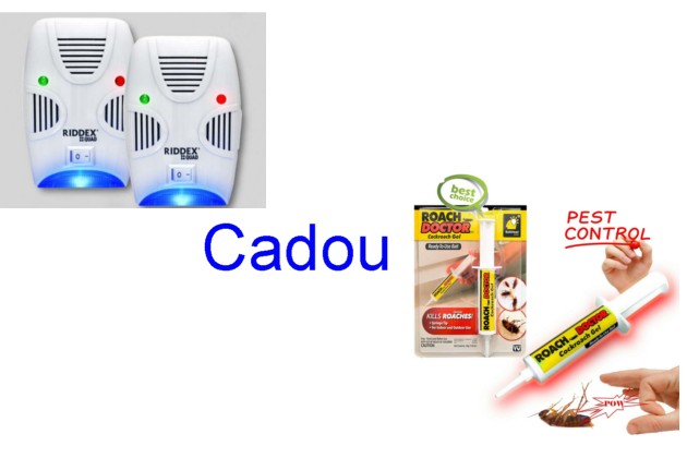 Aparat anti rozatoare, anti soareci, anti sobolani, anti gandaci - Set 2 bucati CADOU !!! Insecticid tip gel pentru gandaci