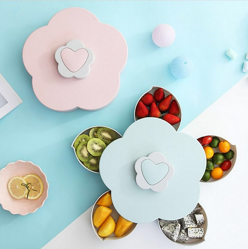 Bol fructe, bomboane, seminte, 5 compartimente