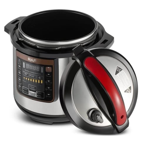 Oala electrica sub presiune RAF-181 8L 1350W multifunctional si multiprogramabila 