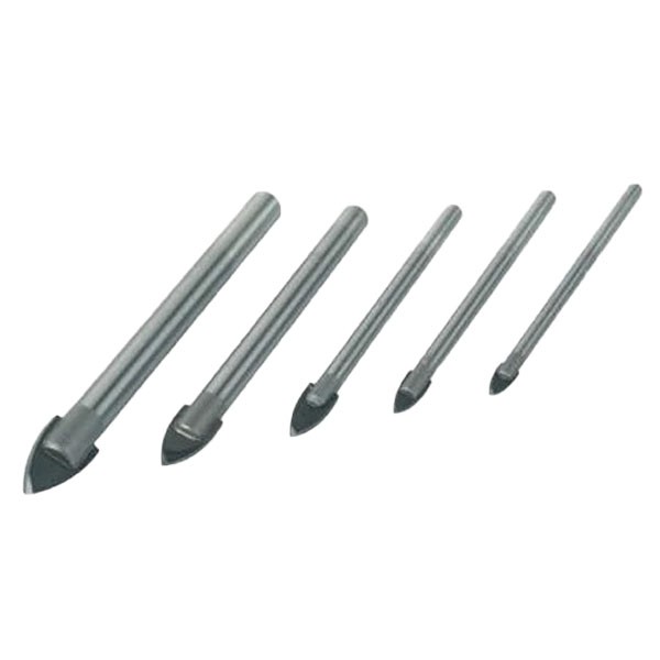 Set 5 burghie pentru sticla, 6-12 mm 