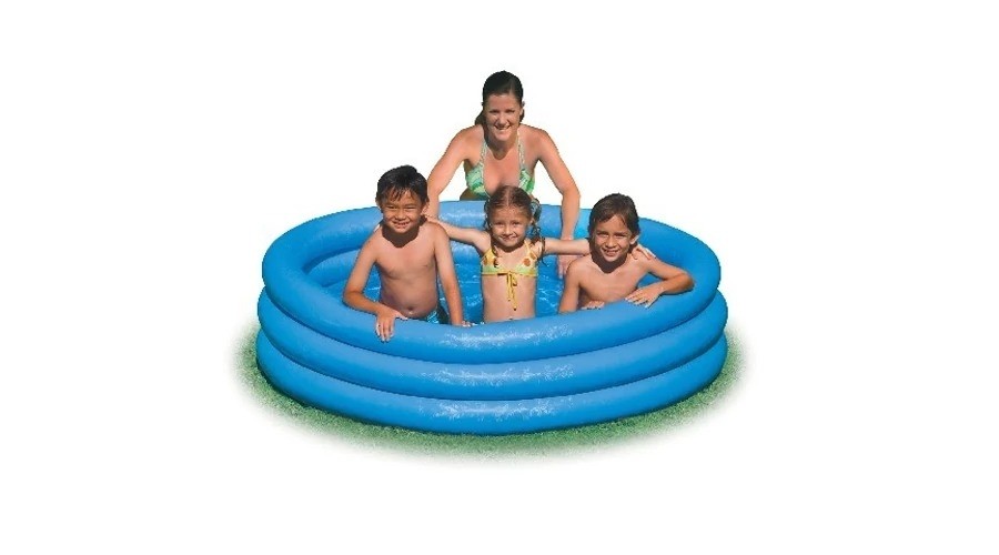 Piscina albastra cristal, Intex 58446, 168x40cm