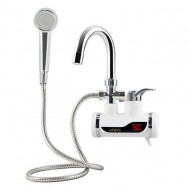 Robinet electric instant apa calda cu display si furtun pentru dus