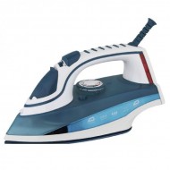 Fier de calcat cu talpa ceramica Hausberg HB-7801, Putere 2200W, Albastru