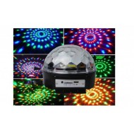 GLOBUL DISCO CU MP3 PLAYER, BOXE INCORPORATE, CITITOR DE STICK USB SI CARD