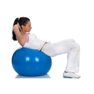 Minge gonflabila pentru fitness, 75 cm