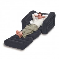 Fotoliu gonflabil extensibil Intex 66551NP, dimensiuni 218x109x66 cm