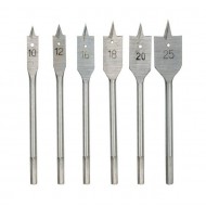 Set 6 burghie plate freze pt lemn 10-25mm