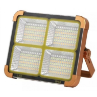 Proiector Led 500W/1000W, Incarcare cu Panou Solar 3 moduri lumina, Functie Stroboscop, Functie Power Bank