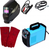 Set Aparat de sudura, inverter cu LCD IGBT 300MMA + Masca Automata + Manusi Piele