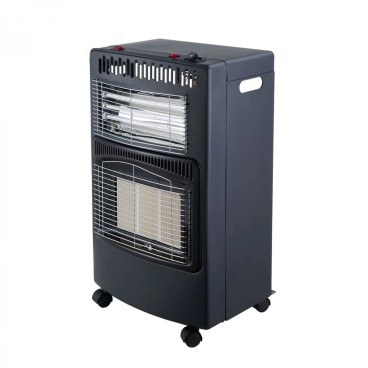 Soba mobila Hausberg HB-1022, alimentare cu gaz GPL si curent electric, 4200W, 3 trepte de putere