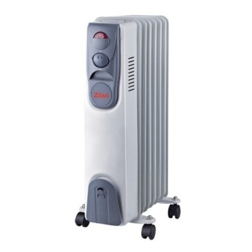 Calorifer cu ulei si termostat Zilan ZLN2104, Putere 1500W, 7 elementi