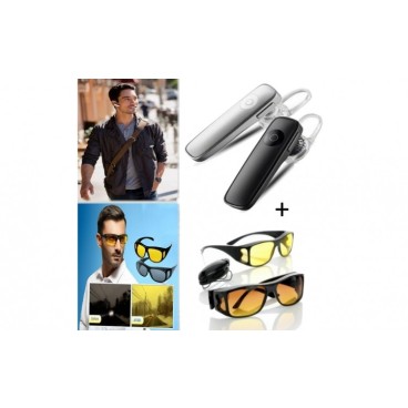 Casca Bluetooth + Set 2 perechi ochelari de condus