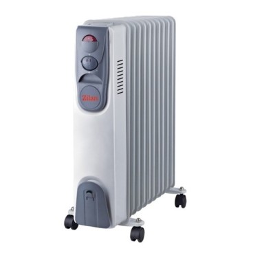 Calorifer electric cu termostat Zilan ZLN2135, Putere 2500W, 13 elementi